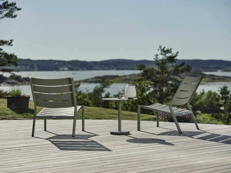 Delia lounge chair Green Brafab